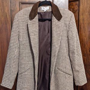 Vintage Houndstooth Blazer
